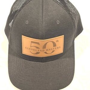 50th Cleveland Masters gray Snap Back Cap Vintage Golf Baseball Cap.